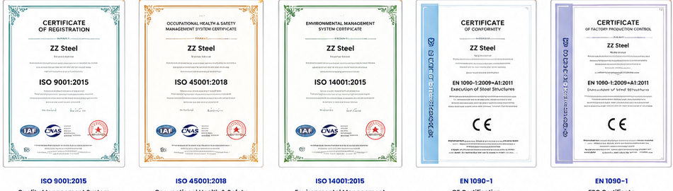 ISO 9001:2015 Quality Management System certificate