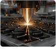 CNC laser cutting process