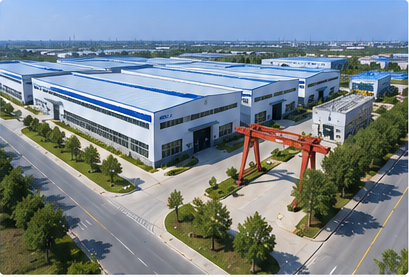 Aerial view of ZZ Steel manufacturing base