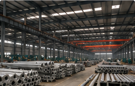 Modern production workshop