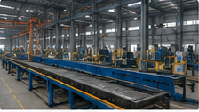 Crossarm welding line
