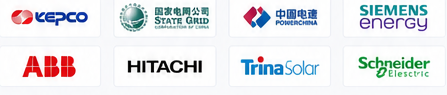 KEPCO, State Grid, PowerChina, Siemens Energy, ABB, Hitachi, Trina Solar and Schneider Electric