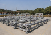 Organized trial assembly layout