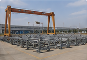 Large trial assembly yard