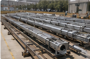 Steel pole trial assembly