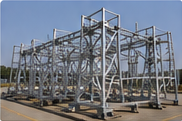 Substation structure trial assembly