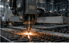 CNC laser cutting workshop