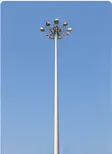 Hybrid high mast lighting pole
