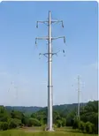 Hybrid tower for power transmission