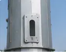 Hybrid tower cable entry