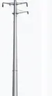 Hybrid angle pole