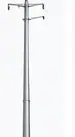 Hybrid tangent pole