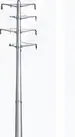Hybrid terminal pole
