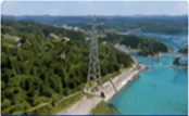Hydropower project transmission towers
