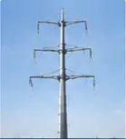 Double Circuit Tangent Pole