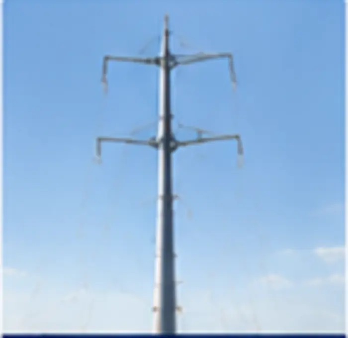 Single Circuit Tangent Pole