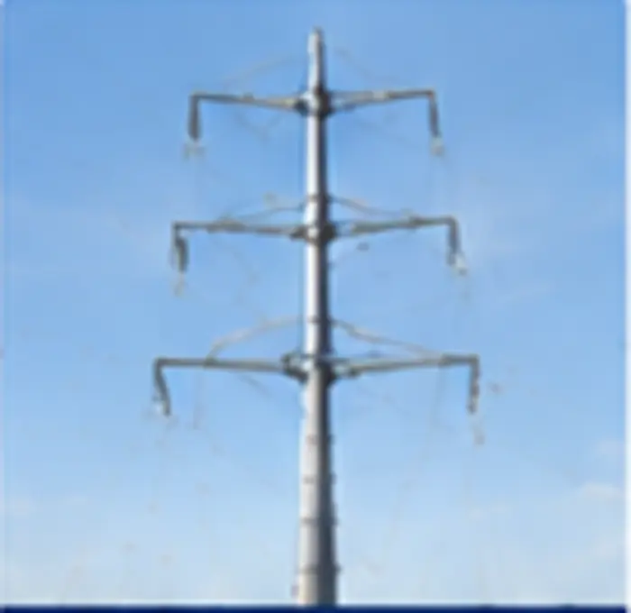 Double Circuit Tangent Pole