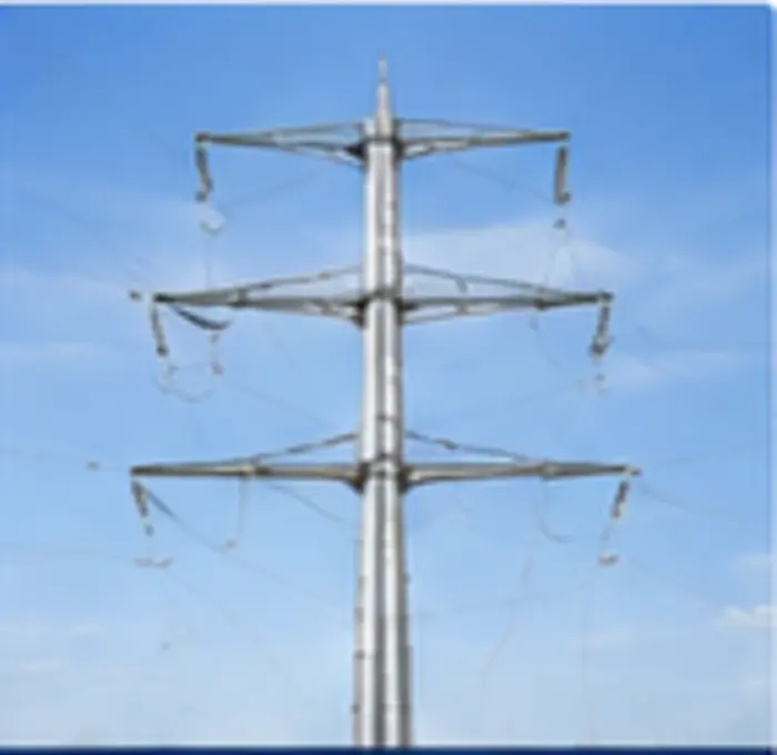 Double Circuit Tangent Pole