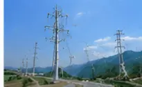 66kV power transmission project beside a mountain road