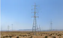 66kV power transmission project in a desert region