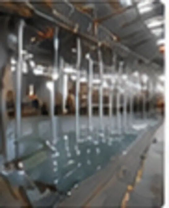 Galvanizing coating line