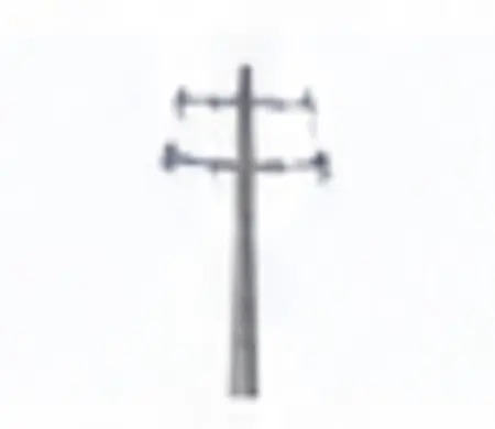 Single circuit pole
