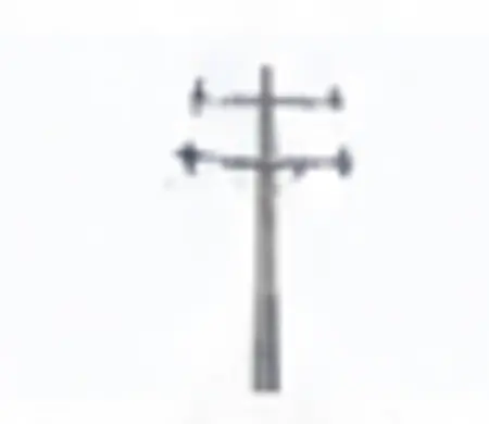 Double circuit pole