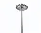 Round high mast pole