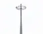 Conical high mast pole