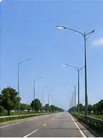 Street lighting poles