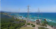 Beachfront and tourist area power infrastructure