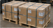 Accessory parts packed in wooden cases