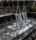 Hot dip galvanizing process