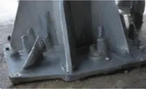 132kV tower base connection detail