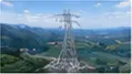 Tower crossing rivers and valleys