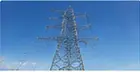 Cross arm tension tower